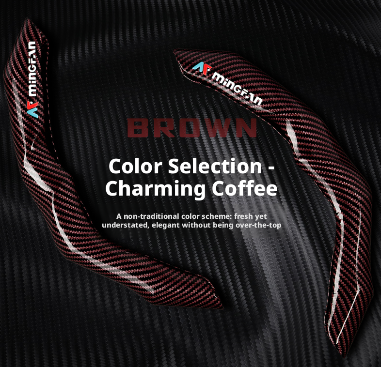 Exquisite steering wheel cover-white-2 pieces